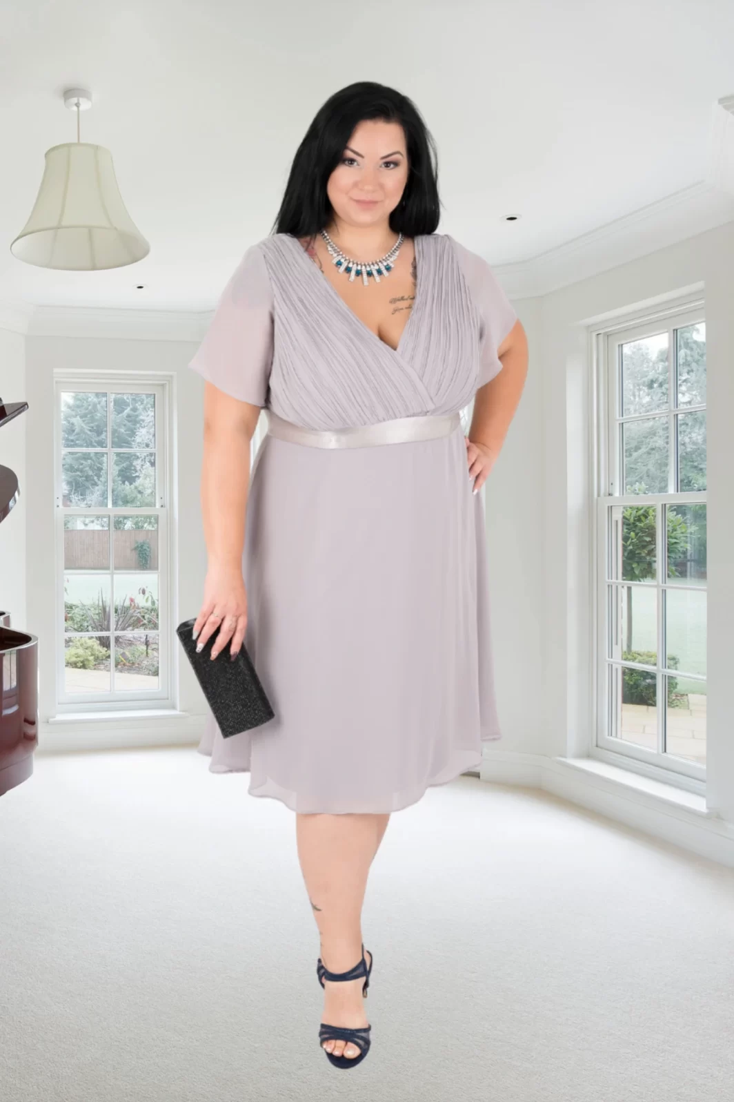 MIA, Plus Size Koktélruha, GRAFIT