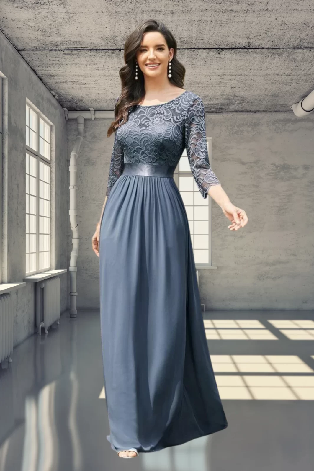 MARGARET, alkalmi maxi ruha HAMUKÉK