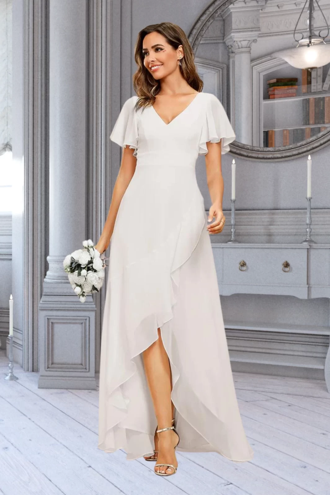 SIMONE , A-Vonalú Koktélruha FEHÉR