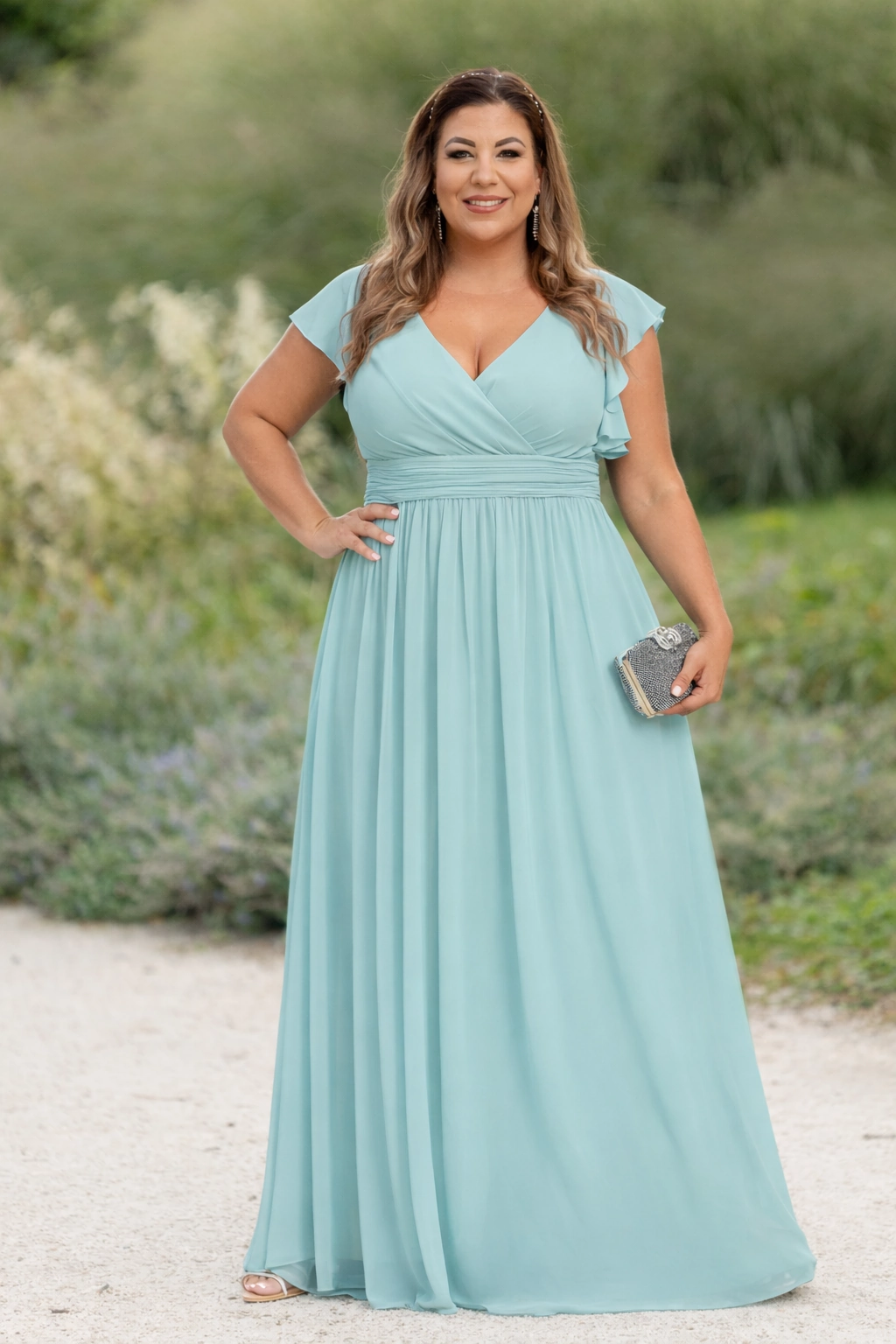 CELESTE, MOLETT Alkalmi Maxi Ruha BABAKÉK